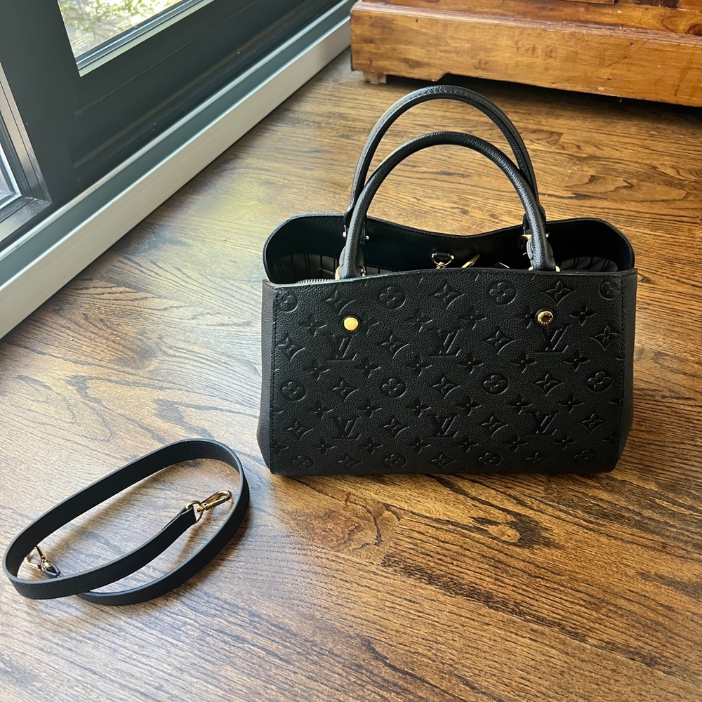 Designer inspired Black Satchel with Textured Design